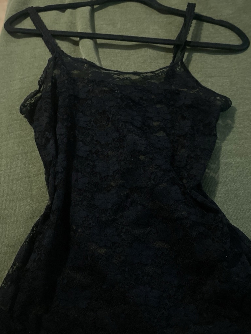 smart & sexy Black Lace Cami Slip